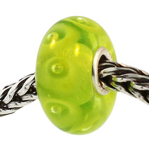 Authentic Trollbeads Glass 61338 Lime RETIRED - £11.92 GBP