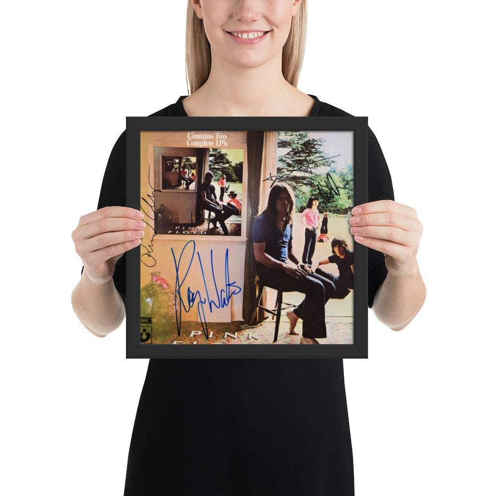 Pink Floyd FRAMED REPRINT signed Ummagumma album Framed Reprint - $78.00