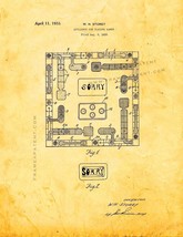 Sorry Board Game Patent Print - Golden Look - £6.25 GBP+