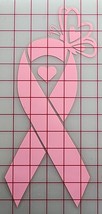 Breast Cancer Awareness Butterfly Die-Cut Vinyl Indoor Outdoor Window Decal - $4.99