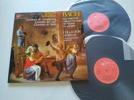 Bach Collegium Aureum Cantata Ameling Spain Press BASF - 2 x LP 12&quot; Viny... - $24.59