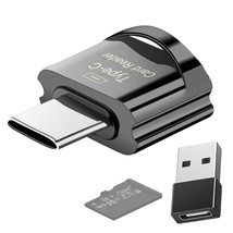 Micro Sd Card Reader, Borlterclamp Usb C Tf Card Reader, Usb C To Micro Sd Memor - £11.77 GBP