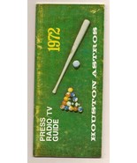 1972 Houston Astros Media Guide MLB Baseball - $953.36 MXN