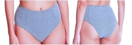 $95 Onia Dotted Swim Bikini Bottom Large 10 12 Brief High Waist Full Cov... - $27.03