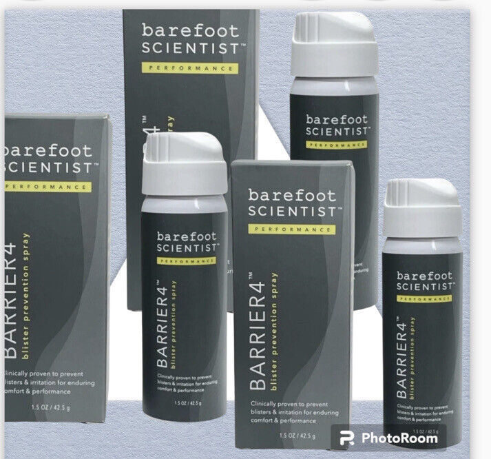 bundle of 3 Barefoot Scientist Barrier 4 Blister Prevention Spray 1.5oz