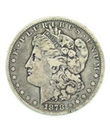 1878-CC $1 Silver Morgan Dollar in Very Good+ VG+ Condition, Natural Color - $245.02