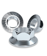 30PCS M8x1.25 Left-Hand Thread Flange Nuts – 304 SS Serrated Reverse - $16.03