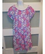 Extremely ME Purple Pocket Romper W/Flowers Size 10/12 Girl&#39;s NEW - $310.84 MXN