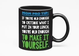 Make Your Mark Design Mom Pro Tip, Black 11oz Ceramic Mug - £17.44 GBP+