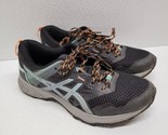 ASICS Gel-Sonoma 5 Womens Size 9 US Black Mint Orange Trail Shoes 1012A568 - $23.11