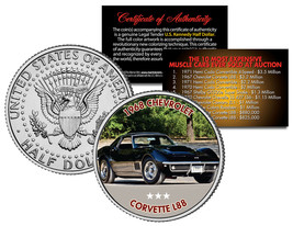 1968 Chevrolet Corvette L88 Expensive Auction Muscle Car Jfk Half Dollar Us Coin - £6.71 GBP