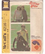 McCALL&#39;S PATTERN 4216 UNISEX T-SHIRT, STOCKING OR ALI HAT SIZE 36 CHEST ... - £2.35 GBP