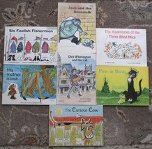 7 vintage Scholastic PBs The Curious Cow, Six Foolish Fishermen, Three Blind Mic - £10.38 GBP