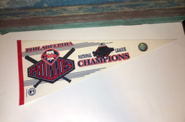 Vintage 1993 Philadelphia Phillies NL Champions World Series Pennant Rare MLB - $29.99
