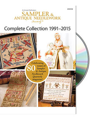 The Sampler & Antique Needlework Quarterly 1991-2015 Collection DVD - $50.00