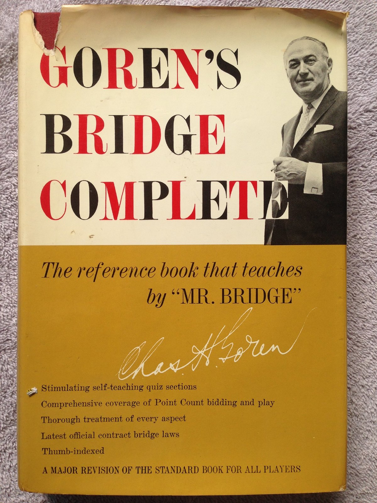 GOREN&#39;S BRIDGE COMPLETE, The Reference Book That teaches. [Hardcover] GO... - $2.99