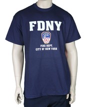 FDNY Short Sleeve With Rescue Print On Back T-Shirt Navy FDNY - £15.97 GBP+