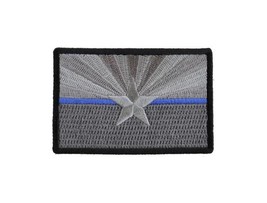 Thin Blue Line ARIZONA STATE FLAG 3&quot; x 2&quot; iron on patch (5888) Police (#66) - £5.06 GBP