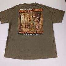 Redneck Bow Hunter Men's Brown Cotton Short Sleeve Graphic T-Shirt Size XL image 2