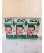 3 pack Just For Men Shampoo-in Hair Dye for Men, H-45 Dark Brown - $554.43 MXN