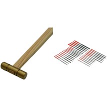 Brass Mallet,29 Needle Files for Jewelers Repair Kit - £19.32 GBP