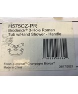 Delta H575CZ-PR Broderick Cross Handle for Roman Tub Filler - Champagne ... - $81.57 CAD