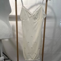 Lovely Day White Floral Lace Chemise Nightgown Size Medium - $401.82 MXN