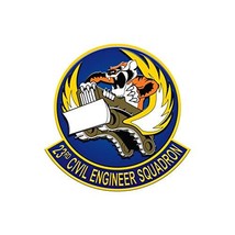 23rd Civil Engineer Squadron Patch - Wall Decal - Variety of Sizes Avail... - £3.17 GBP