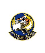 23rd Civil Engineer Squadron Patch - Wall Decal - Variety of Sizes Avail... - $75.24 MXN