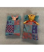 Winnie The Pooh And Piglet Pajama Fun Figures - with Sleeping Bags 3” Toys - $14.21