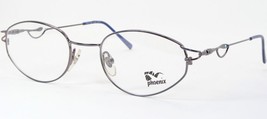 Vintage Phoenix Lf 528 Bl Gunmetal Blue Unique Rare Eyeglasses Frame 49-18-135mm - £47.13 GBP