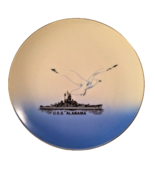 USS Alabama Navy Ship Collector Plate Military Souvenir Made in Japan Vi... - £11.91 GBP