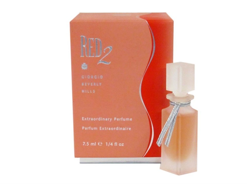 RED 2 by Giorgio Beverly Hills Parfum 7.5 ml/ 1/4 fl oz Perfume Disconti... - $34.95