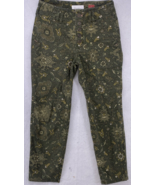 Anthropologie Pants Womens Size 26 Pilcro The Wanderer Green Floral Flow... - $34.64