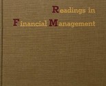 Readings in Financial Management ed. by Edward J. Mock / 1964 Business H... - $5.69