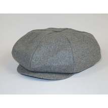 Mens Fashion Classic Flannel Wool Apple Cap Hat by Bruno Capelo ME907 Gray image 3