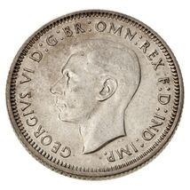 1941 Australia Shilling, Uncirculated Silver Coin KM 39 - $101.59