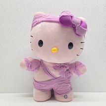 Sanrio Hello Kitty Halloween Animated Pink Purple Mummy Gemmy 12&quot; Plush - $48.48 CAD