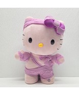 Sanrio Hello Kitty Halloween Animated Pink Purple Mummy Gemmy 12&quot; Plush - $48.66 CAD