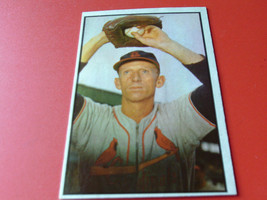 1953 Bowman Color Alpha Brazle # 140 St Louis Cardinals Baseball !! - $54.99
