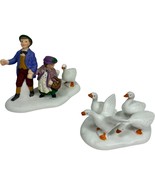 Department 56 Twelve Days of Dickens Village Day VI Six Geese A-Laying #... - $332.31 MXN