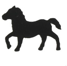 Confetti Horse Black - As low as $1.81 per 1/2 oz. FREE SHIP - £3.20 GBP