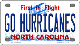 Go Hurricanes North Carolina Novelty Mini Metal License Plate Tag - £11.90 GBP