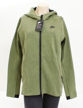 Nike Tech Pack Green Zip Front Hooded Jacket Hoodie Women&#39;s NWT - $127.49