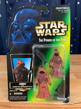 1996 STAR WARS Power Of The Force Glowing Eyes Jawas with Blaster Pistol... - $15.90