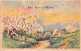 Antique Postcard Best Easter Wishes - £2.86 GBP