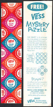 Group of 3 Vess Soda Mystery Bottle Cap Puzzle Giveaways - £6.15 GBP
