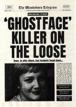 1996 Scream Woodsboro Telegram Ghostface Killer On The Loose Casey Becker  - £2.59 GBP