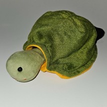 Green Turtle Tortoise Hand Puppet Plush 10&quot; Long Beleduc Stuffed Animal Toy - £19.67 GBP