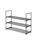 Shoe Rack Organizer Storage Shelf Stackable 3 Tier Entryway Closet Bedro... - $37.97 CAD